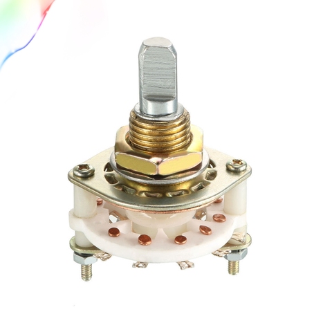 1P10T 1 Pole 10 Position Selectable 1Deck Band Channel Rotary Switch Selector ► Photo 1/4