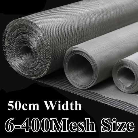 6-400 Mesh 304 Stainless Steel Mesh Filter Net Metal Front Repair Fix Mesh Filtration Woven Wire Mesh Screen Sheet Screening ► Photo 1/6