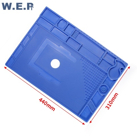 Heat Insulation Pad High Temperature Silicone Mat BGA  Maintenance Welding Phone Repair Pad BGA  Rework Station ► Photo 1/1