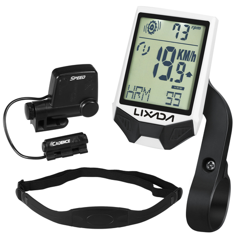 Wireless Bicycle Computer bike Speedometer Multifunctional Rainproof Cycling Computer with Backlight LCD XH-BC235 bike computer ► Photo 1/6