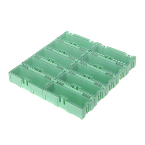 Mini SMD SMT Electronic Box IC Electronic Components Storage Case 75x31.5x21.5mm ► Photo 1/6