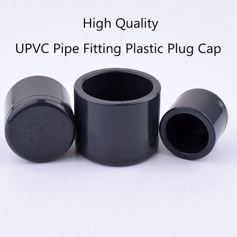 1-5pcs 20 25 32 40 50 63-110mm PVC pipe fitting plastic plug cap suet pipe plug cap stuffy sub Farm Hydroponic UPVC Pipe Adapter ► Photo 1/6