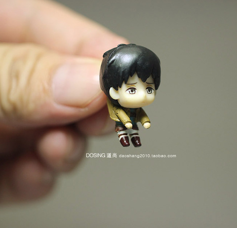 Cartoon Anime Attack on Titan Captain Levi Ackerman Little Boy Garage Kit Figurine Decoration Model Action Figures Kids Toys ► Photo 1/5