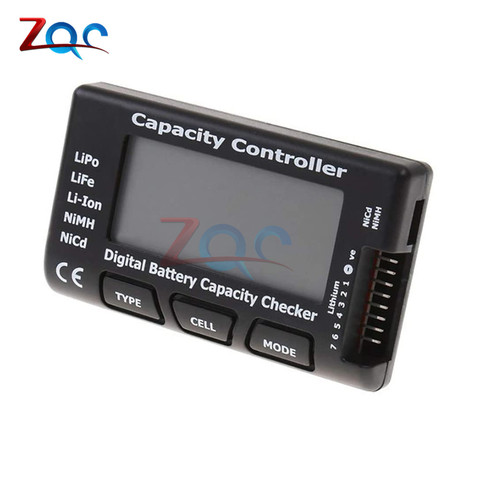 RC Cellmeter 7 Digital Battery Capacity Checker Controller Tester Voltage Tester for LiPo Life Li-ion NiMH Nicd Cell Meter ► Photo 1/6