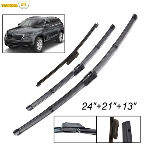 Misima Windshield Windscreen Wiper Blades For Skoda Kodiaq 2016 - 2022 Front Rear Window 2017 2022 ► Photo 1/6