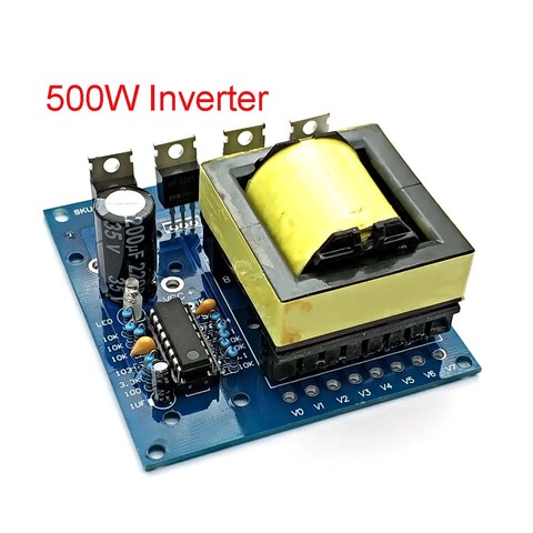 500W Inverter Boost Board Transformer Power DC 12V TO AC 220V 380V Car Converter ► Photo 1/5