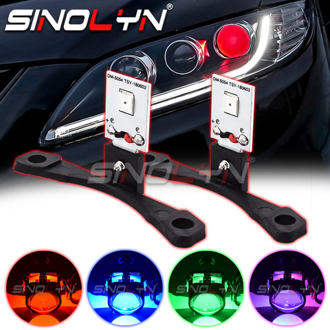 Car Styling LED Devil Eyes Demon Evil Eye DRL LED Module For Headlight Projector Lens Retrofit DIY Red Blue Yellow White Green ► Photo 1/6