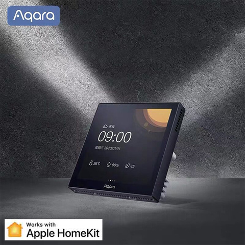 In Stock Aqara Smart Scene Panel Switch S1 3.95 inch Touch Screen APP Siri Voice Control Work Apple HomeKit for Smart Home ► Photo 1/6