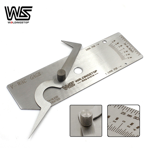V-WAC Welding Gauge gage weld Biting Edge undercut inspection gage Metric mm Reading ► Photo 1/6
