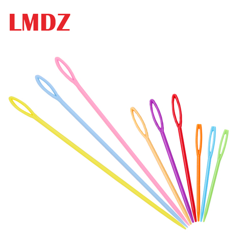 LMDZ 90/60/30Pcs Mix Size 7-15cm Children Colorful Plastic Needles Tapestry  Binca Sewing Yarn Needle Plastic Needles For Kids - Price history & Review, AliExpress Seller - LMDZ Official Store