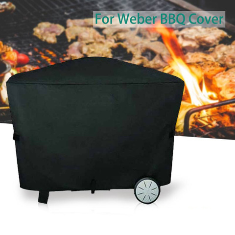BBQ Grill Cover for Weber Q2000 Q3000 BBQ Cover Outdoor Barbecue Accessories Dustproof Waterproof Rain Protective Covers ► Photo 1/6