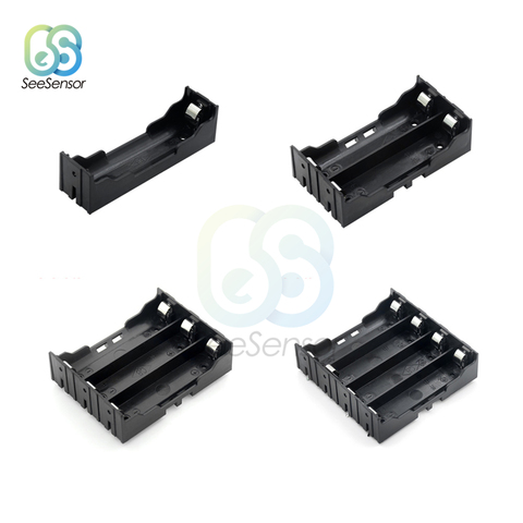 ABS 18650 Battery Holder Case Box 1X 2X 3X 4X 18650 Power Bank Cases 1 2 3 4 Slot Batteries Container ► Photo 1/6