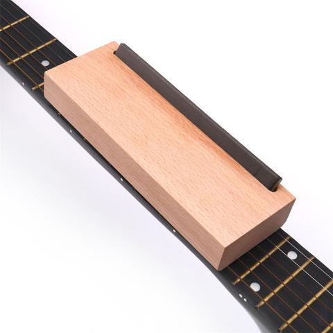 Wooden Block Guitar Fix Fret File Ends Grind Cutting Edge Burr Repair Tool Guitarra Chamfer Fretboard Tools 175x56mm ► Photo 1/6