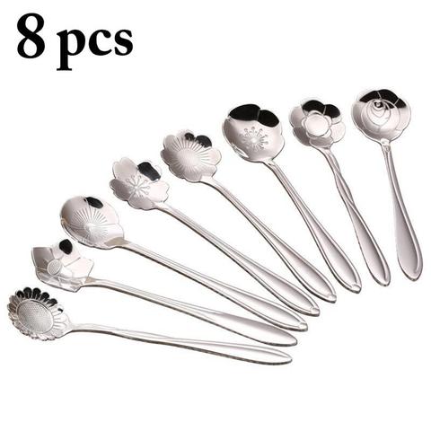 Spoon Mixing Spoons Coffee Scoops Coffee Teaspoons Guitar Shape Stainless  Steel