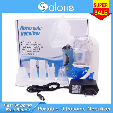 Home Portable Ultrasonic Nebulizer Children inhalator Adults Atomizer Inhaler Health Medical Asthma Inhalers Inhale Humidifier ► Photo 1/6