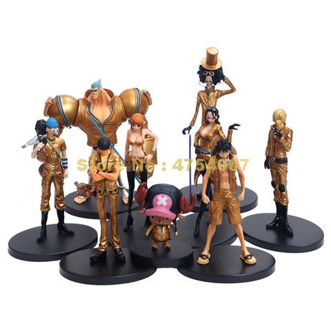 Luffy One Piece Gold Action Figure