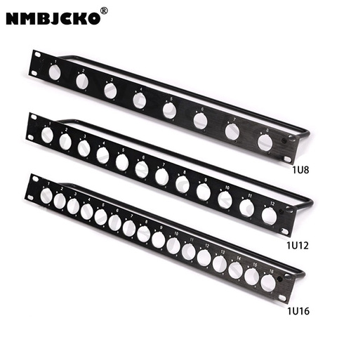 NMBJCKO Ethercon D-Series Panel Mount Jack Chassis Panel Mount Connector with D-series rack panel ► Photo 1/6