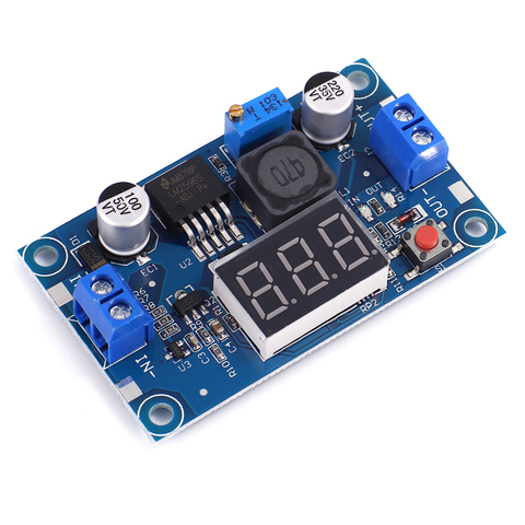 LM2596 DC DC Step Down Converter Voltage Regulator LED Display Voltmeter 4.0~40 to 1.3-37V Buck Adapter Adjustable Power Supply ► Photo 1/5