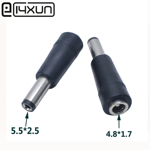 1pcs 4.8x1.7mm female jack to 5.5x2.5mm male plug DC Power Connector Adapter Laptop 4.8*1.7 to 5.5*2.5 ► Photo 1/6