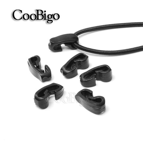 25pcs Pack 20x8mm Plastic Snap Hook for Elastic Rope Cord Bungee Ties Outdoor Backpack External Strapping Bag Parts Accessories ► Photo 1/6