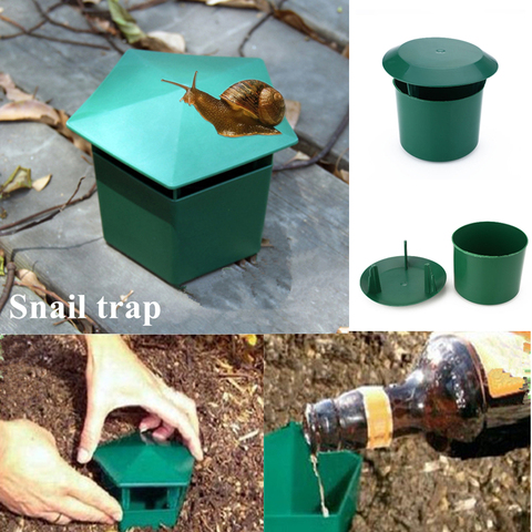 Snail Cage Slug House Snail Trap Catcher Pests Reject Gintrap Tools Animal Pest Repeller Garden Farm Protector Eco-friendly  ► Photo 1/6