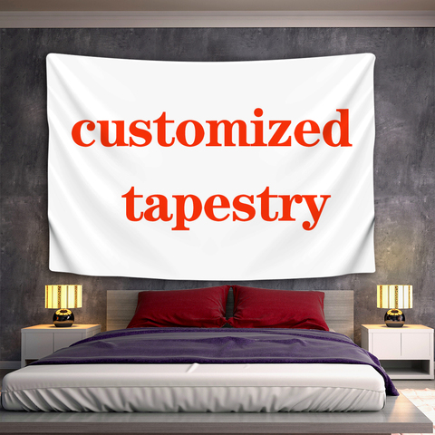 Customized Tapestry Boho Mandala Tapestries Witchcraft Wall Tapestry Print Your Photo Hippie Wall Hanging Blanket Tapestry ► Photo 1/6