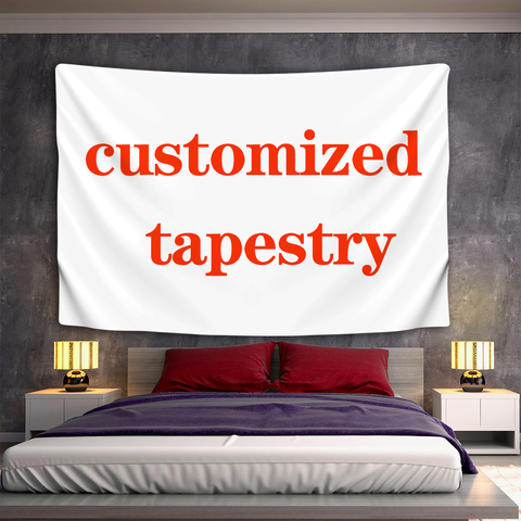 Customized Tapestry Boho Mandala Tapestries Witchcraft Wall Tapestry Print Your Photo Hippie Wall Hanging Blanket Tapestry ► Photo 1/6