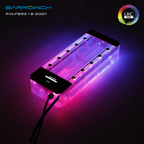 Barrowch boxfish series acrylic square smart digital water tank water cooling FBRE1-150Y ► Photo 1/1