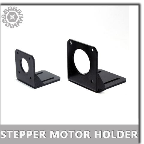 NEMA 17/23 42/57 Stepper Motor L Type/Horizontal Bracket Holder Mount Stepper Motor Base Mount Fixed Mounting Seat for motor. ► Photo 1/1