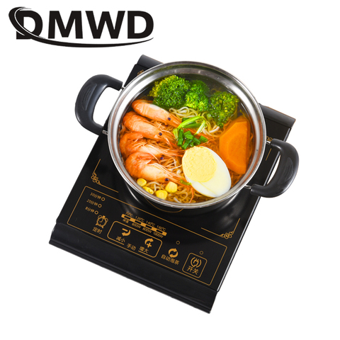 DMWD induction cooker multifunvtion electric stove furnace hot pot oven cooktop multicooker hot pot cooking noodle heating plate ► Photo 1/2