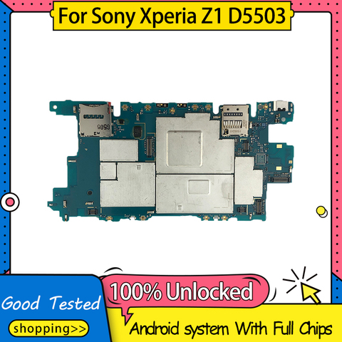 TDHHX Unlocked Disassemble Motherboard Mainboard LogicBoard For Sony Xperia Z1 Compact Mini M51W D5503 Motherboard,Free Shipping ► Photo 1/1