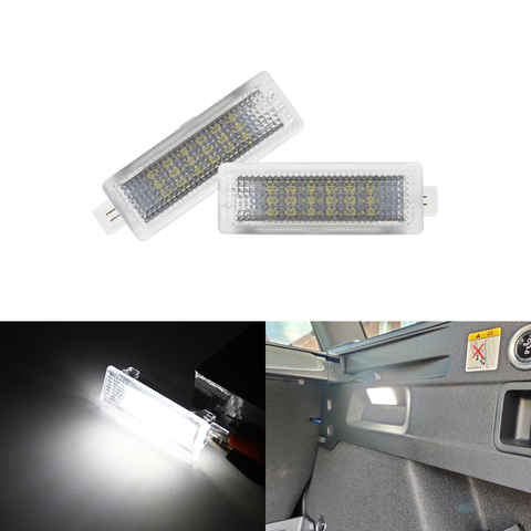 2PCs Error Free White Led Trunk Luggage Compartment Light For Ford Mustang 15-18 Focus 12-18 Escape Fusion 13-20 C-Max 13-18 ► Photo 1/6