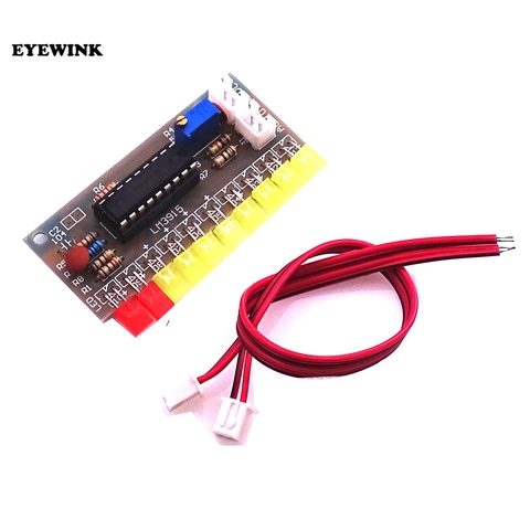 1Pcs LM3915 10 segment Audio Level Indicator LED Module Kit Parts Fun DIY Kit Electronic Production Suite Trousse DC 9V - 12V ► Photo 1/4