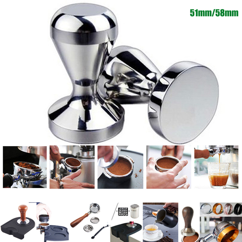 Aluminium Alloy 51mm Tamper Handmade Coffee Pressed Powder Hammer Espresso Maker Cafe Barista Tools Machine Accessories ► Photo 1/6