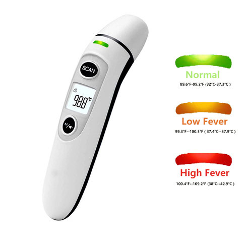 Touchless Forehead Infrared Thermometer for Adults,Infrared and Ear Termometro for Fever, Babies, Children, Adults, Thermomètre ► Photo 1/6