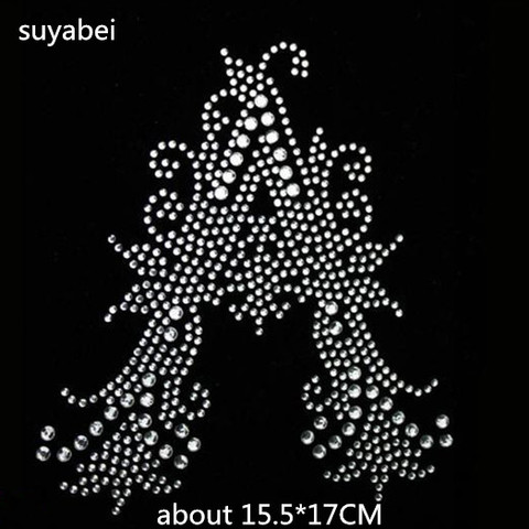 Big letter strass applique hot fix motif iron on crystal transfers design hot fix rhinestone designs iron on transfer patches ► Photo 1/1
