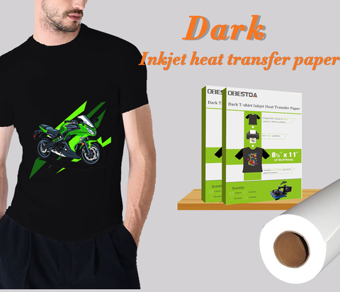 20pcs/lot) Iron on Inkjet Heat Transfer Printing Paper A4 Inkjet for Textil Iron  on tshirt