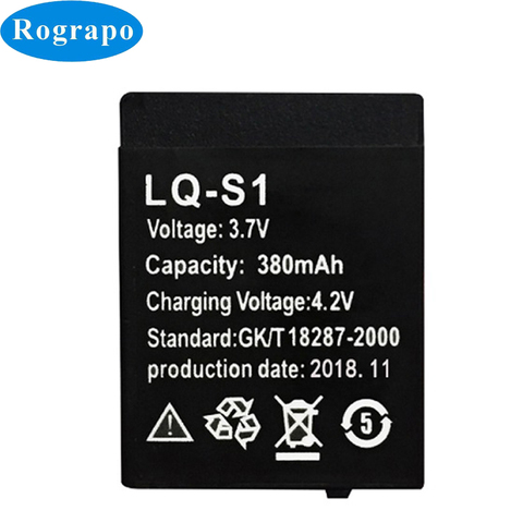 New 380mAh Replacement Smart Watch Battery For DZ09 QW09 W8 A1 V8 X6 HLX-S1 GJD DJ-09 LQ-S1 AB-S1 FYM-M9 JJY-S1R KSW-S6 YX-NX9 ► Photo 1/1