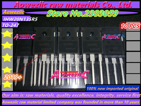 Aoweziic 2022+  100% new imported original IHW20N135R5 H20PR5 TO-247 High Power Electromagnetic Furnace 40A 1350V ► Photo 1/2