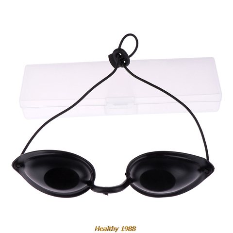 1pc Soft Sunbathing Eyewear Tanning Goggles Beach Adjustable UV Skin Tanning Eye Protection UV Shield Glasses Black ► Photo 1/6