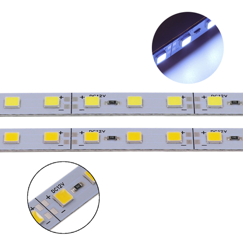 10pcs LED Bar Light Hard DC12V 5054 SMD Aluminum Rigid Strip Led Light for Cabinet Counter White Blue Pink Red Green 25cm/50cm ► Photo 1/6