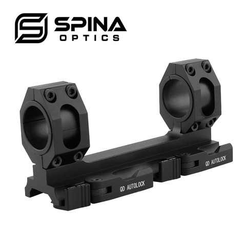QD Auto Lock Quick Release One Piece Scope Mount 30mm/1 Inch Scope Dual Optics Ring base for Weaver Picatinny Rail AR15 AK47 ► Photo 1/6