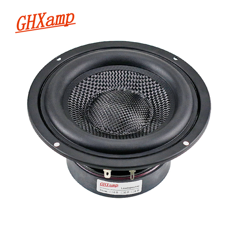 GHXAMP 5.25 inch Subwoofer Speaker Fiberglass weave Home Theater Car audio Upgrade high power HIFI sound quality 4OHM 60W 1PC ► Photo 1/6