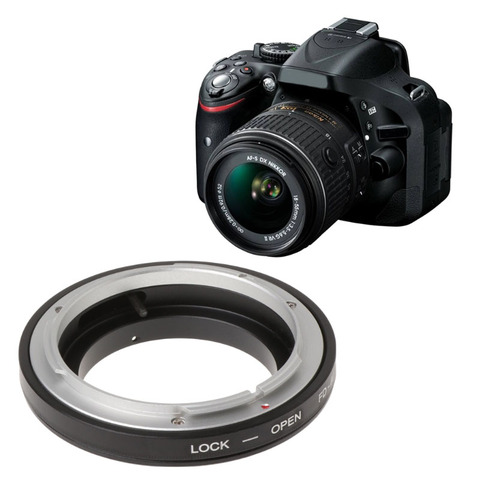 FD-AI Mount Adapter Ring For Canon FD Lens to Nikon F D7100/ D600/ D3200/ D800 ► Photo 1/6