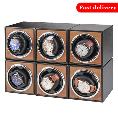 Watch Winder for automatic watches single Wooden Watch Accessories Box Watches Storage Luxury ► Photo 1/6