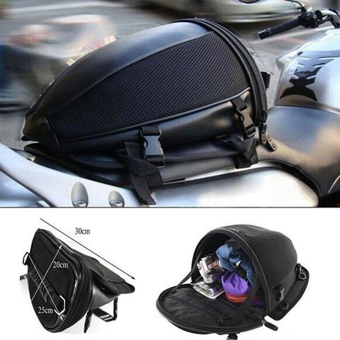 Durable Waterproof Motorcycle Bike Rear Trunk Back Seat Carry Luggage Tail Bag Saddlebag New hot boutique ► Photo 1/6