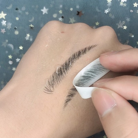 O.TWO.O New Arrival Eyebrows Sticker 4D Hair Like Eyebrow Makeup Waterproof Easy To Wear Lasting Nutural Eyebrow Tattoo Stickers ► Photo 1/6