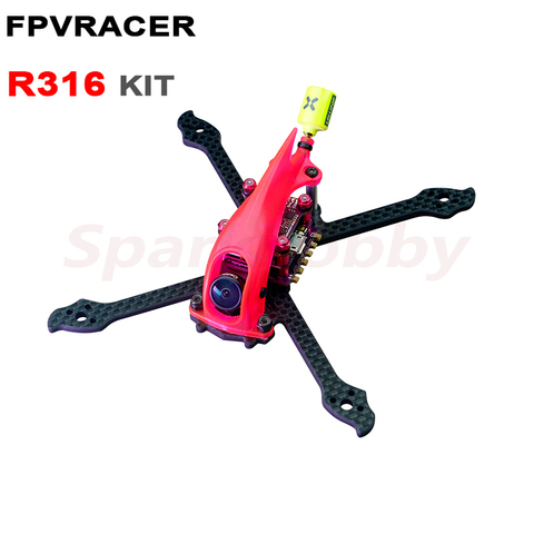 NEW FPVRACER R316 KIT 3inch 16x16mm/20x20mm FPV Carbon Fiber Frame 132mm Wheelbase All-in-one board for RC FPV Quadcopter Drone ► Photo 1/6