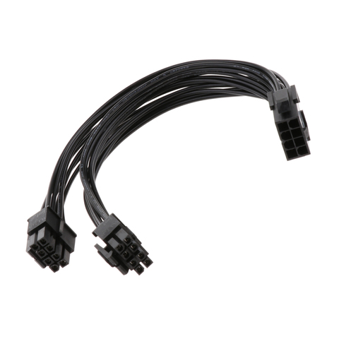 CPU 8 Pin to 2 x CPU 8 Pin (4+4) Motherboard CPU Power Adapter Y-splitter Extension Cable ► Photo 1/6