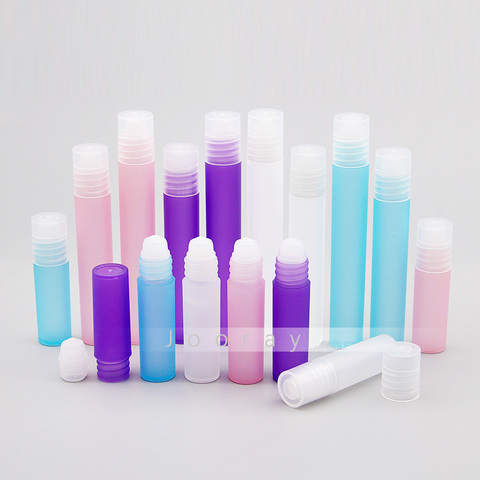 10pc 3ml 5ml 8ml 10ml Roll On Plastic Bottles For Essential Oil Perfume Small Roller Vial Container Travel Test Sample Bottle ► Photo 1/6